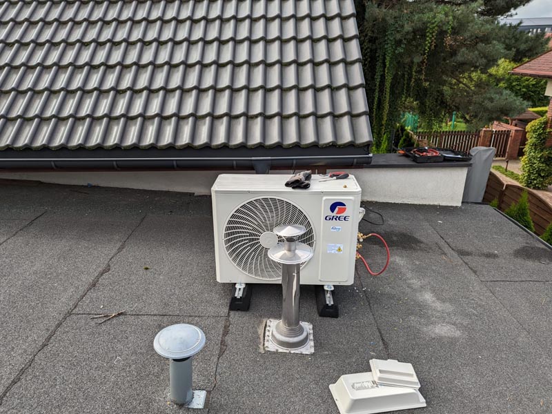  Instalacja klimatyzatora w domku jednorodzinnym w Gnieznie